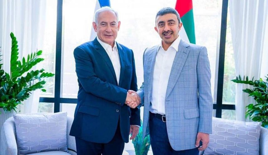 بعد از دیدار با لاپید و هرتزوگ؛ وزیر خارجه امارات با نتانیاهو دیدار کرد