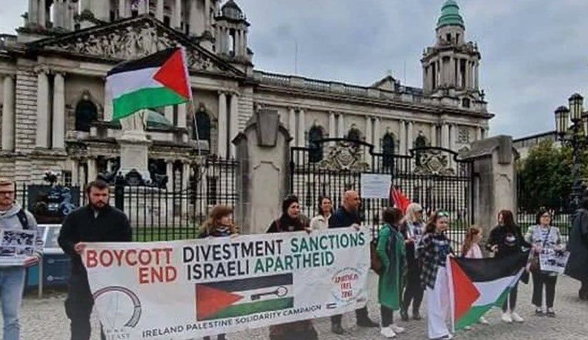 تجمع ضد اسرائیلی در دو شهر انگلیس؛ معترضان خواستار آزادی فلسطین شدند