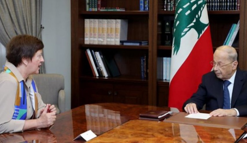 عون: مذاکرات ترسیم مرزی لبنان و فلسطین اشغالی رو به پایان است