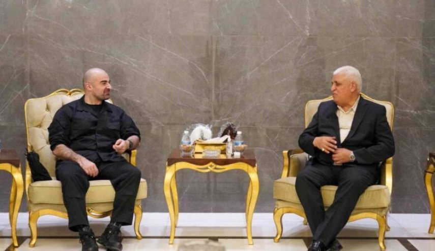 دیدار رئیس سازمان حشد الشعبی با سران کردستان عراق 