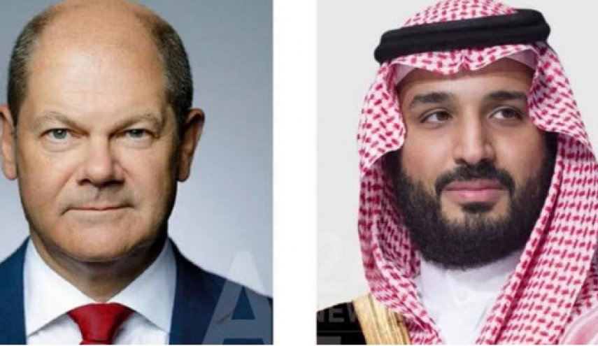صدر اعظم آلمان با ولی‌عهد سعودی در جده دیدار کرد