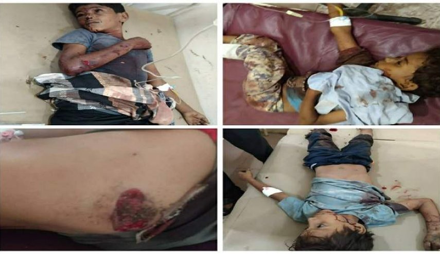 اليمن.. 11 ضحية بينهم 10 أطفال جراء القنابل العنقودية ومخلفات العدوان