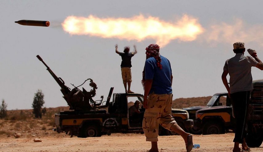 آغاز دور جدید درگیری های شبه نظامیان در غرب لیبی
