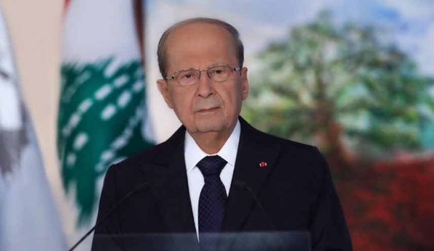 الرئيس اللبناني: سننال حقنا بإستخراج النفط والغاز
