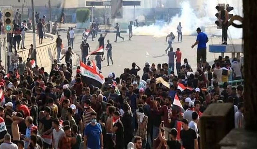 ۲۸ مجروح در تظاهرات امروز عراق
