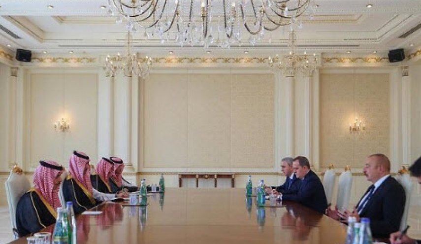 دیدار فیصل بن فرحان با رئیس جمهوری آذربایجان در باکو