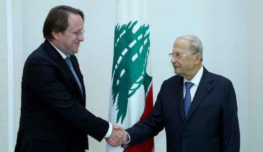 رئيس لبنان يطالب بدعم أوروبي لتسهيل عودة نازحي سوريا