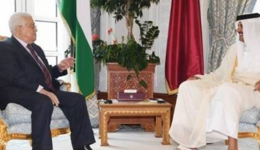 گفتگوی تلفنی رئیس تشکیلات خودگردان با امیر قطر