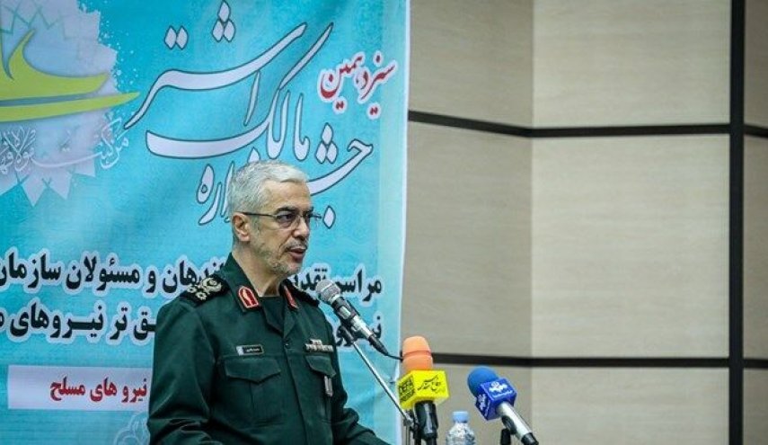 رئيس الاركان الايرانية: علينا الاستعداد لمواجهة التهدیدات المركبة المعادية