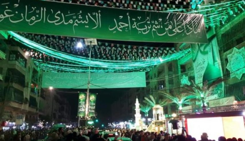 برگزاری جشن میلاد پیامبر اکرم (ص) در حلب سوریه