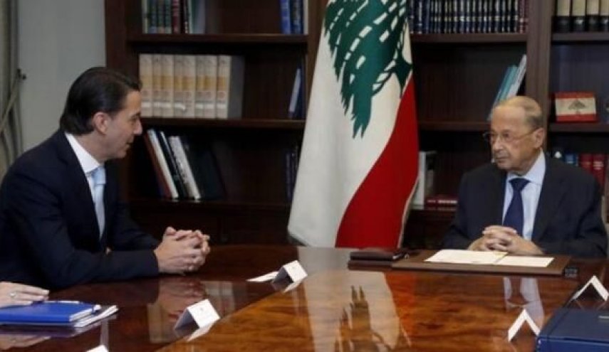 الرئيس اللبناني تلقى اتصالا من هوكشتاين