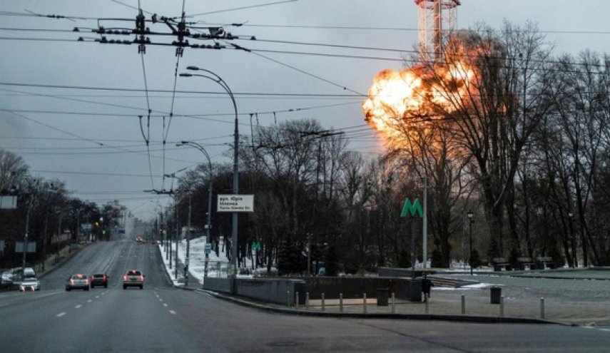 شنیده شدن صدای چندین انفجار در شهرهای خرسون و ملیتوپل در اوکراین