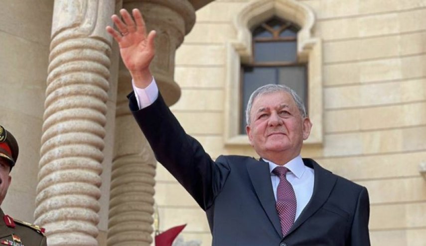 تحویل کاخ ریاست‌جمهوری عراق به عبداللطیف رشید + تصاویر
