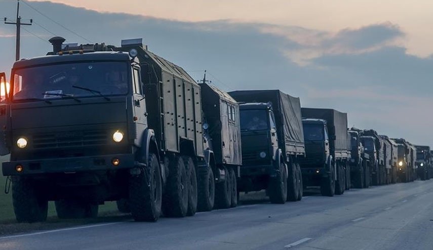 انتشار جزئیات کاروان نظامی روسیه مستقر در بلاروس 