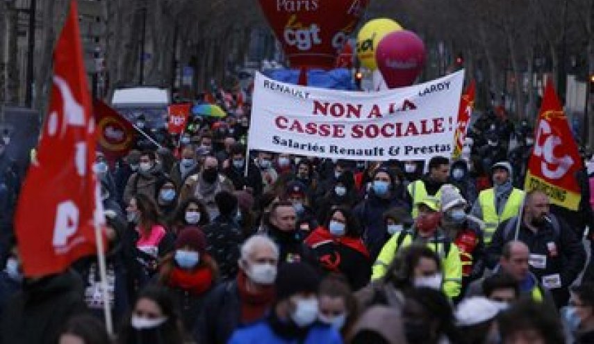 فرانسه در بحبوحه افزایش تورم برای اعتصابات سراسری آماده می‌شود