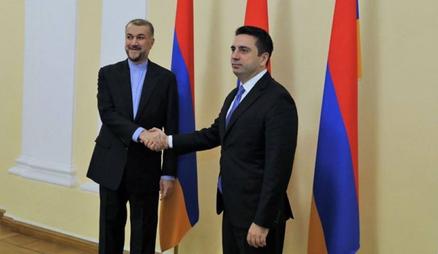 قدردانی رئیس مجلس ارمنستان از مواضع اصولی ایران در قبال تمامیت ارضی این کشور