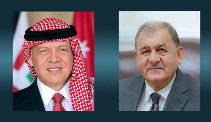 شاه اردن خواستار تداوم تحکیم روابط با عراق شد