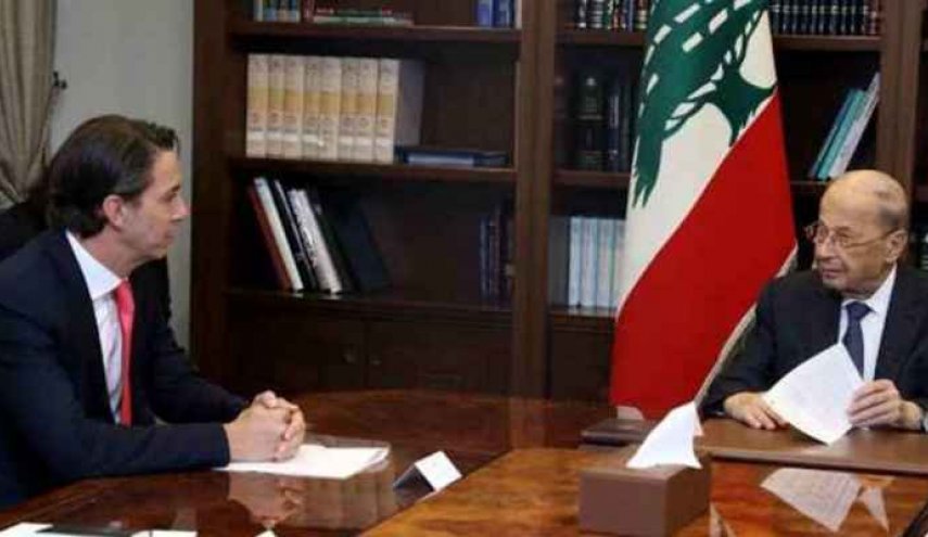 الرئيس اللبناني يتسلم من هوكشتاين الرسالة الأميركية الرسمية في ما يتعلق بترسيم الحدود البحرية