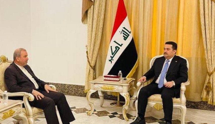 السفير الايراني في بغداد يلتقي رئيس الوزراء العراقي الجديد