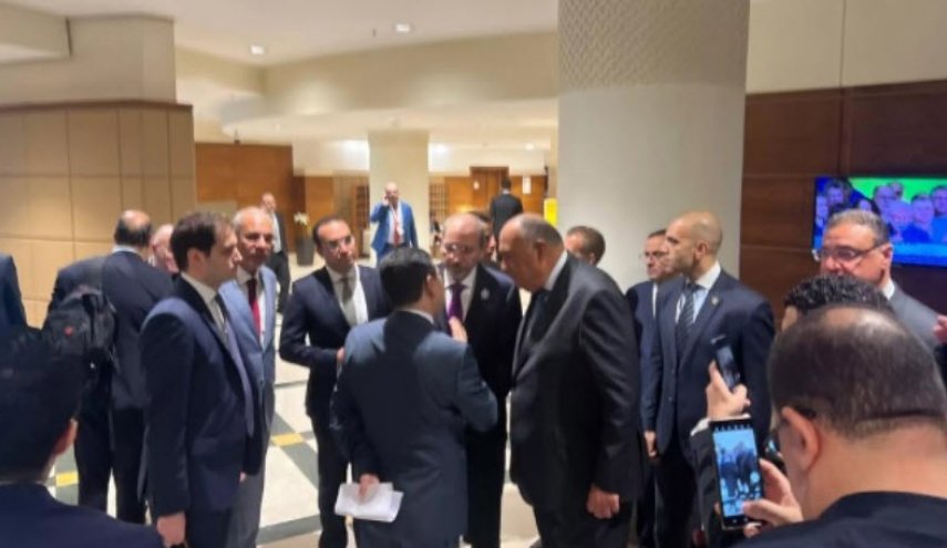 دیدار وزرای امور خارجه عراق، مصر و اردن در الجزایر