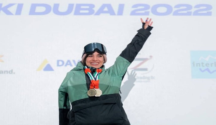 إيران تحرز 4 ميداليات ملونة في بطولة التزلج لأصحاب الهمم في دبي
