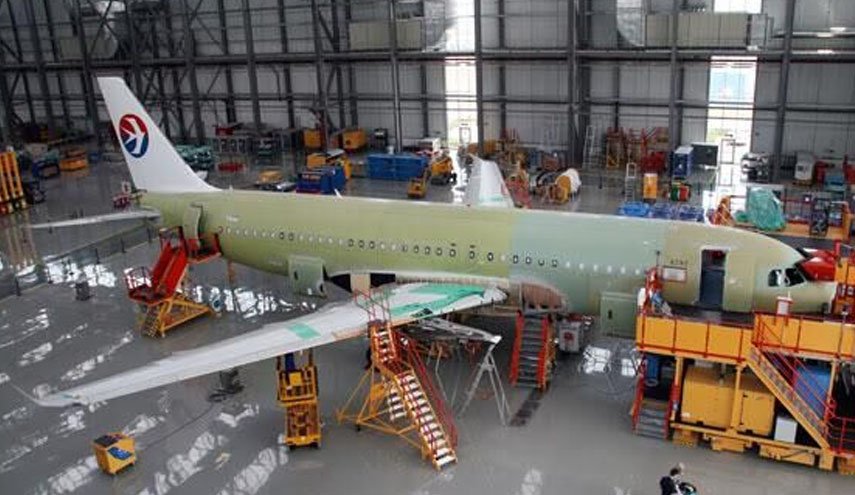 ایرباس تولید A۳۲۱ را در چین آغاز کرد