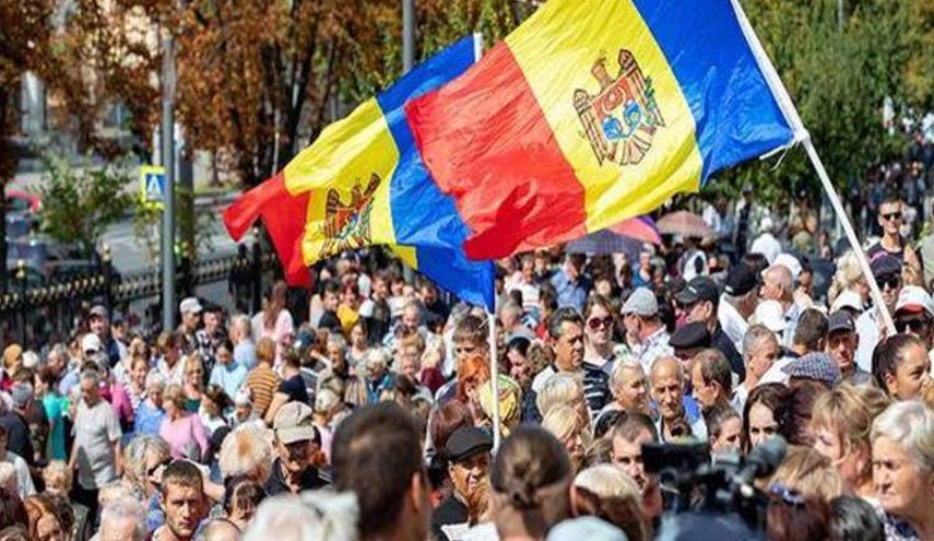 مظاهرات حاشدة احتجاجاً على ارتفاع أسعار الطاقة في شمال 'مولدوفا '
