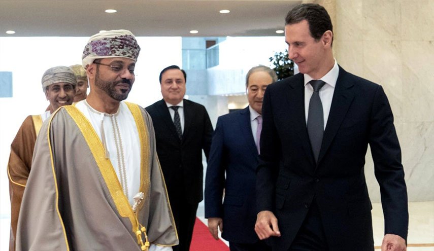 وزیر خارجه عمان با بشار اسد دیدار کرد
