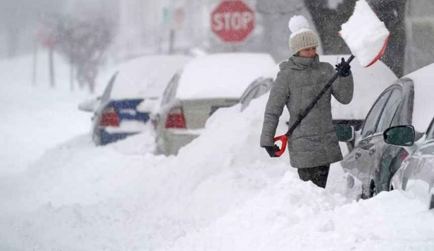 اعلام وضعیت اضطراری به دنبال وقوع طوفان برف شدید زمستانی در نیویورک 