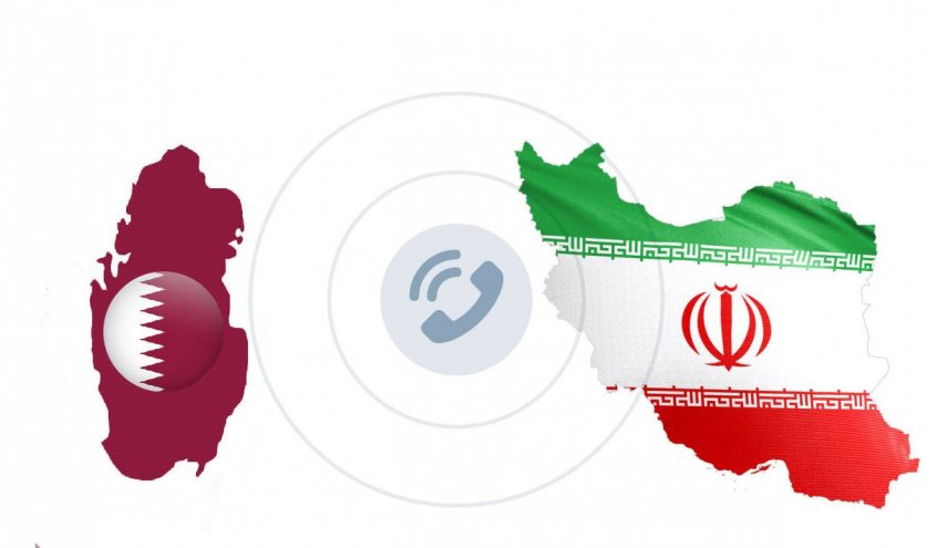 گفت‌گو و تبادل نظر تلفنی وزرای امور خارجه ایران و  قطر