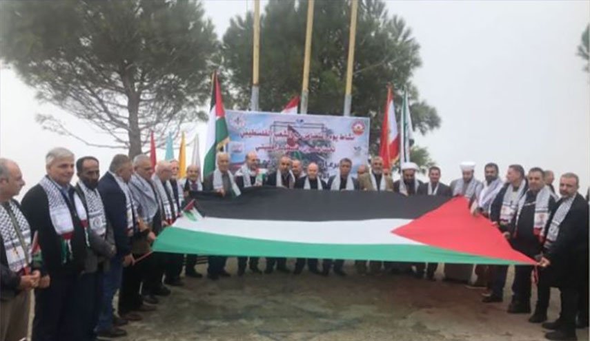 يوم تضامني مع الشعب الفلسطيني على الحدود اللبنانية  الفلسطينية