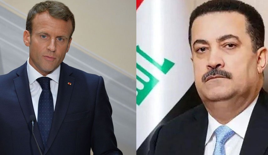 گفت وگوی تلفنی رییس جمهور فرانسه با نخست وزیر عراق/ السودانی به پاریس دعوت شد