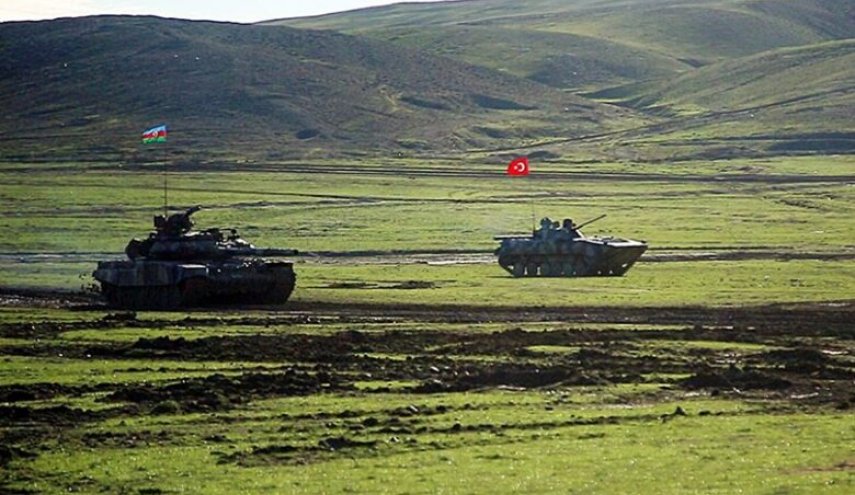 رزمایش مشترک آذربایجان و ترکیه در نزدیکی مرزهای ایران آغاز شد
