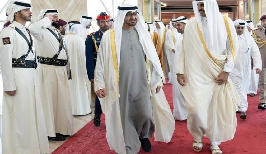 گفتگوی امیر قطر و رئیس امارات