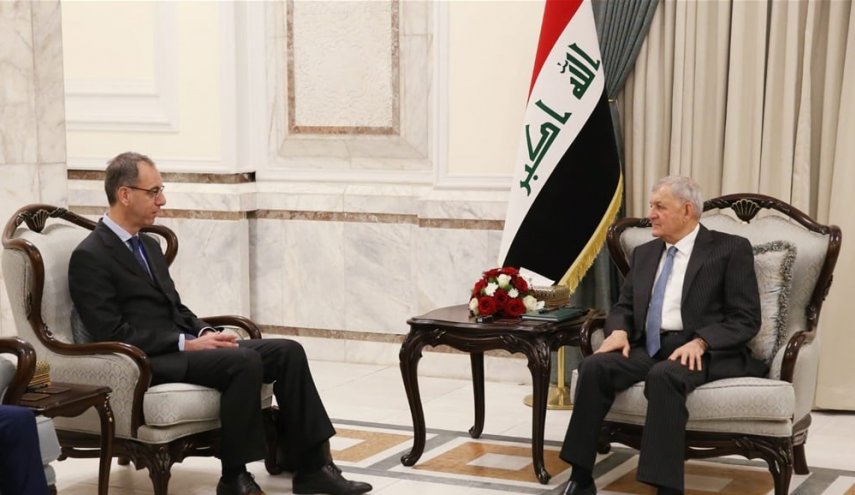 الرئيس العراقي يؤكد على استراتيجية الانفتاح على العالم