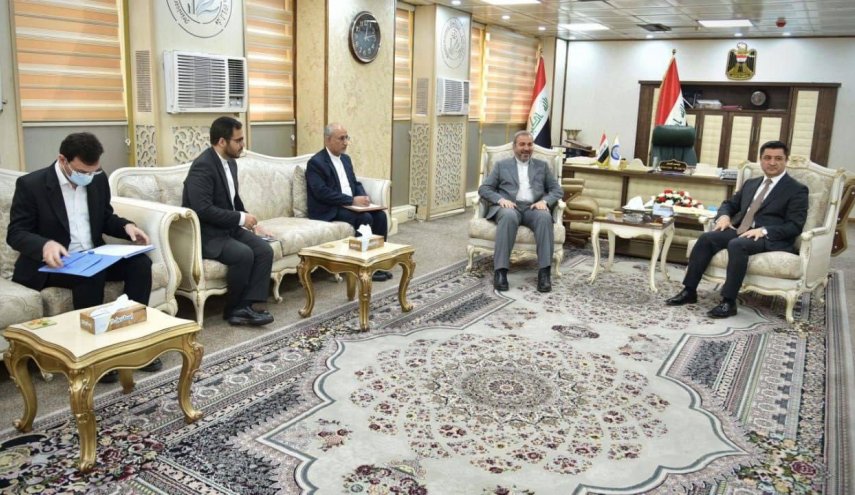 وزير العدل العراقي يستقبل سفير ايران ببغداد