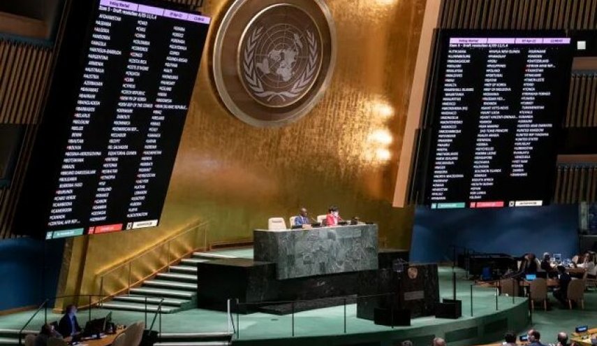 سازمان ملل قطعنامه «حق ملت فلسطین در تعیین سرنوشت خود» را تصویب کرد
