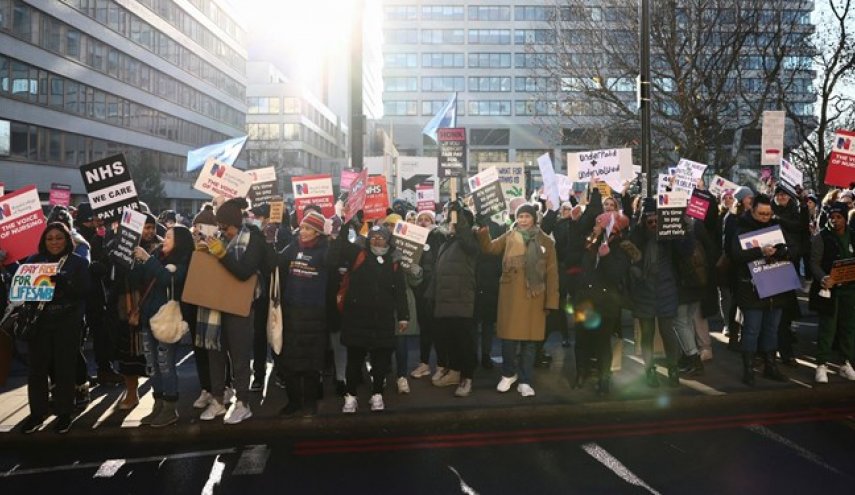 اعتصاب دوباره پرستاران انگلیسی در کمتر از یک ماه