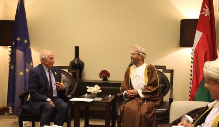 گفتگوی بورل با وزیر خارجه عمان درباره ایران و برجام

