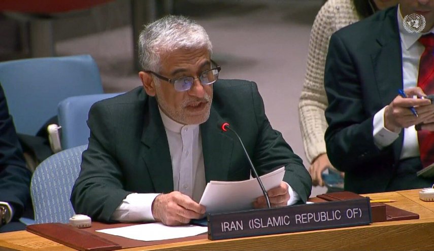 سفير إيران لدى الأمم المتحدة يدين سرقة الموارد الطبيعية لسوريا