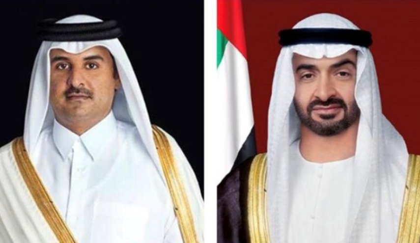  رئيس الإمارات وأمير قطر يبحثان هاتفياً القضايا المشتركة