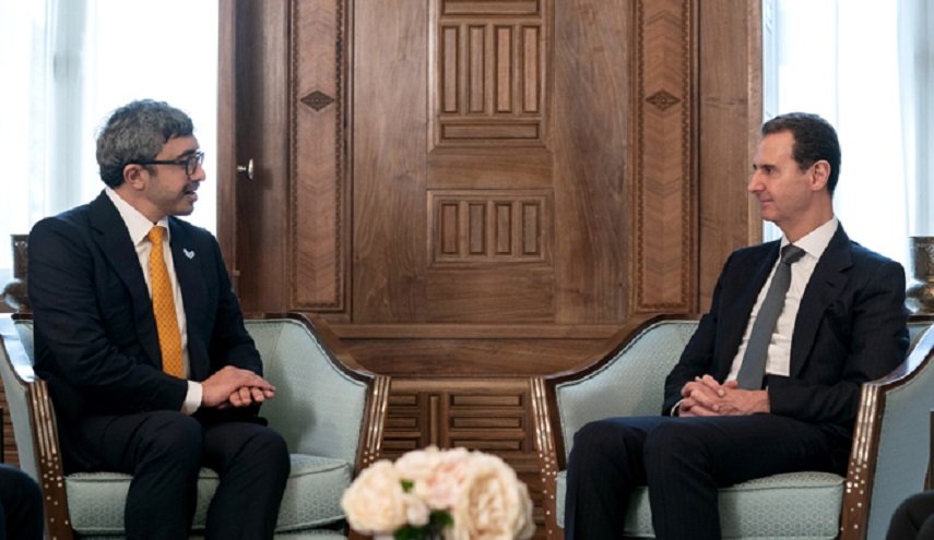 الأسد يستقبل وزير خارجية الإمارات.. مناقشة تطوير العلاقات الثنائية بين البلدين