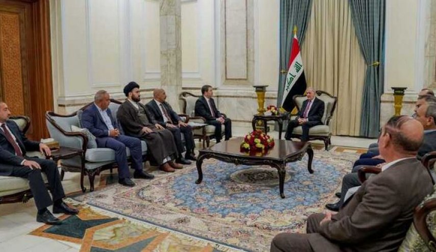 الرئيس العراقي يدعو للإسراع في حسم ملف النازحين وإعادة اعمار سنجار