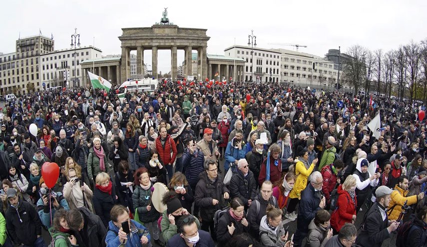 مظاهرات في ألمانيا لدعم روسيا
