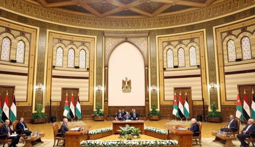 بیانیه پایانی نشست سه جانبه السیسی، محمود عباس و ملک عبدالله در قاهره