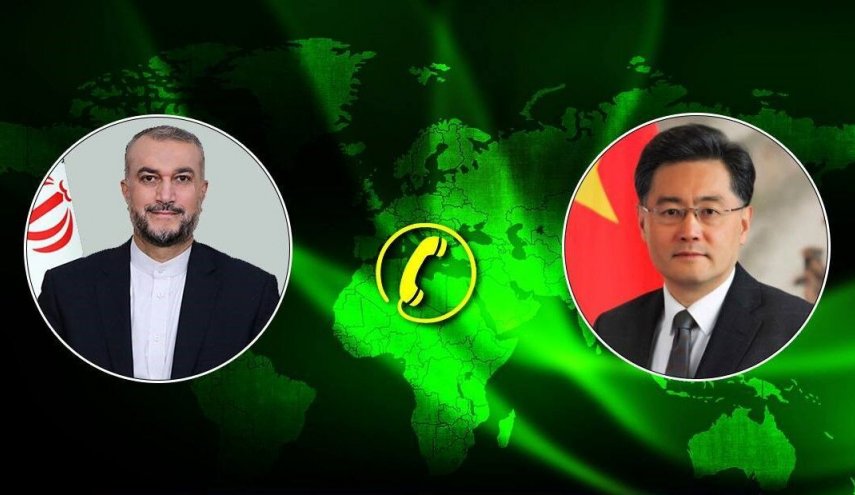 گفت‌وگوی تلفنی امیرعبداللهیان با وزیر خارجه جدید چین