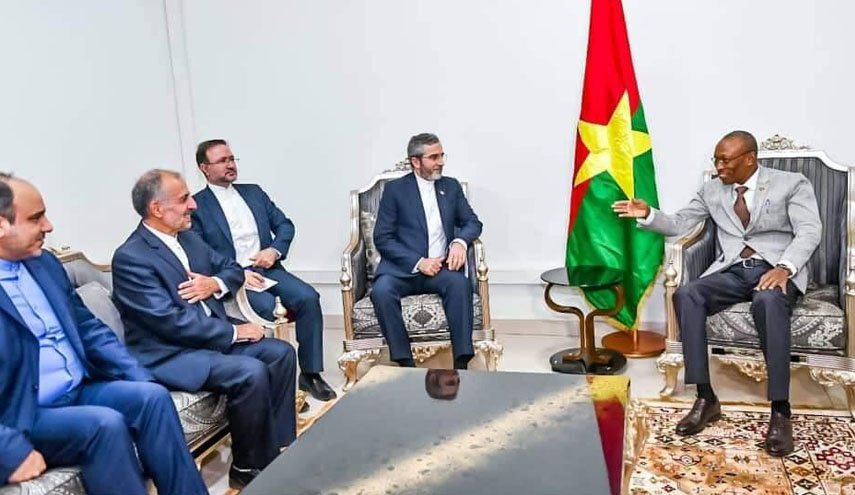 علی باقری با نخست وزیر بورکینافاسو دیدار کرد
