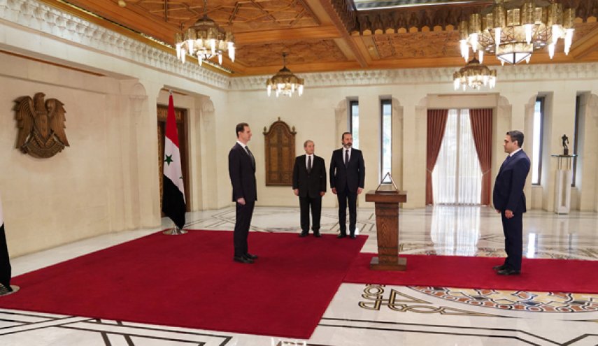 أمام الرئيس السوري.. أربعة سفراء يؤدون اليمين الدستورية