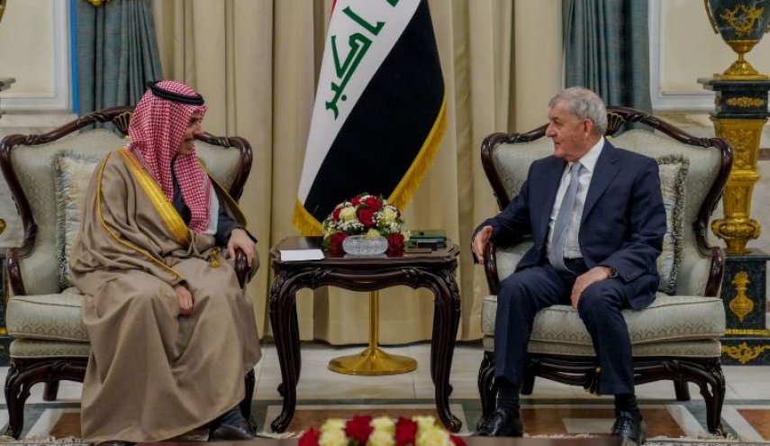 الرئيس العراقي يستقبل وزير الخارجية السعودي 