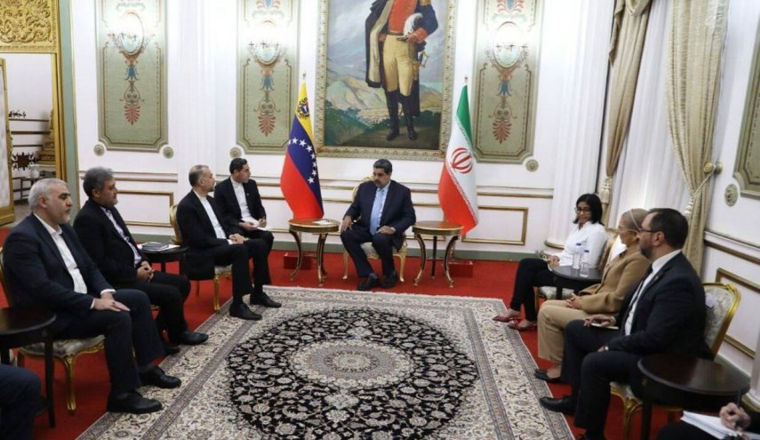 مادورو يؤكد ضرورة متابعة برامج التعاون الثنائي بين فنزويلا وايران بشكل اسرع